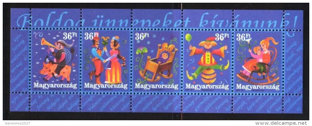 HUNGARY 2001 CULTURE Celebration CHRISTMAS - Fine S/S MNH - Nuevos