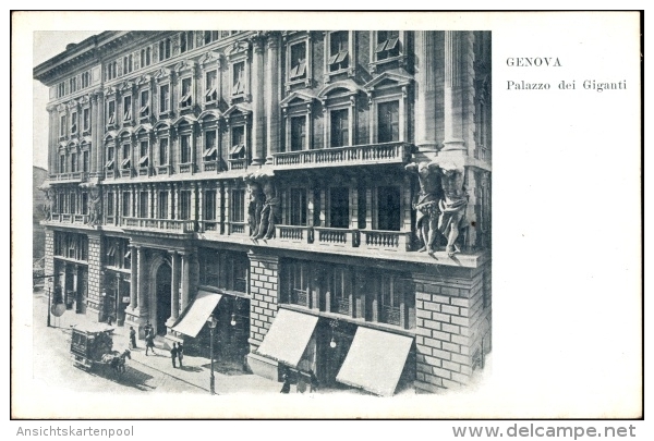 Cp Genova Genua Ligurien, Palazzo Dei Giganti, Palast, Kutsche - Andere & Zonder Classificatie