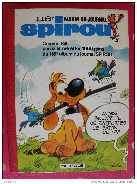 Reliure Spirou N° 118 De 1970. N° 1681 à 1693. Avec Les Mini-récits Ou Suppléments. Bel état - Spirou Magazine