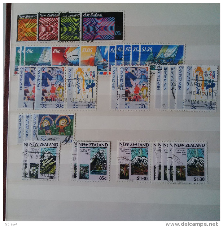 12348# NEW ZELAND COLLECTION LOT STAMPS POSTAL & FISCAL MNH & canceled +430 A$