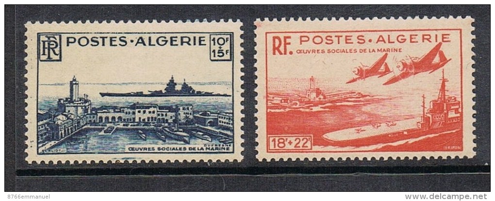 ALGERIE N°273 ET 274 N** - Neufs