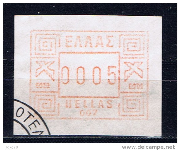GR+ Griechenland 1984 Mi 1 Automatenmarke ATM Ziffer 0005 Dr - Viñetas De Franqueo [ATM]