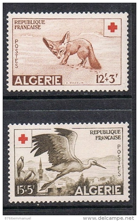 ALGERIE N°343 ET 344 N** - Neufs