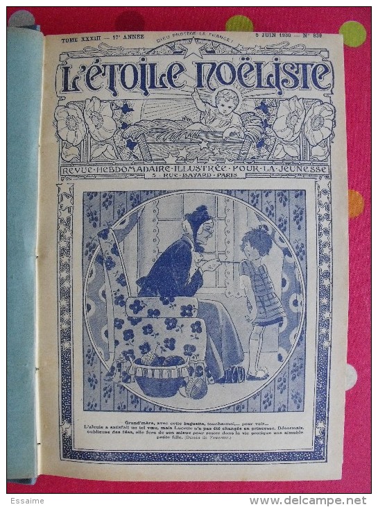 Reliure De 21 N° De L´étoile Noëliste. N° 839 à 859. 1930 - Autre Magazines