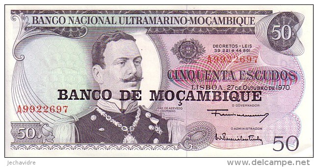 MOZAMBIQUE  50 Escudos   Emission Du 27 Octobre 1970    Pick 116     ***** BILLET  NEUF ***** - Moçambique