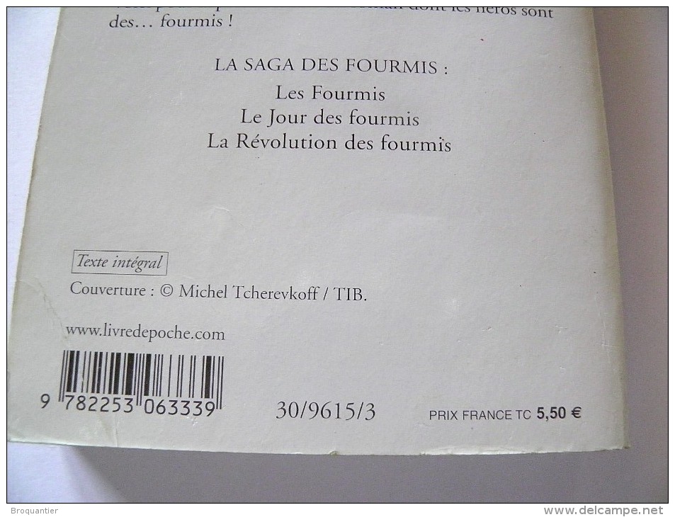 Les Fourmis Bernard Werber Le Livre De Poche - Livre De Poche