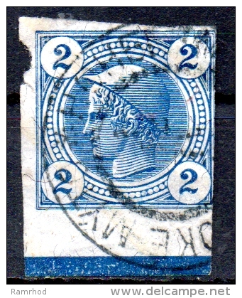 AUSTRIA 1899 Newspaper Stamp -  Mercury  - 2h. - Blue  FU - Newspapers