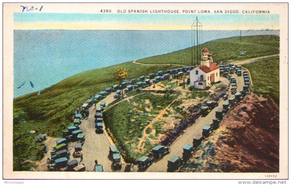 Old Spanish Lighthouse - Ponit Loma, San Diego, California - San Diego