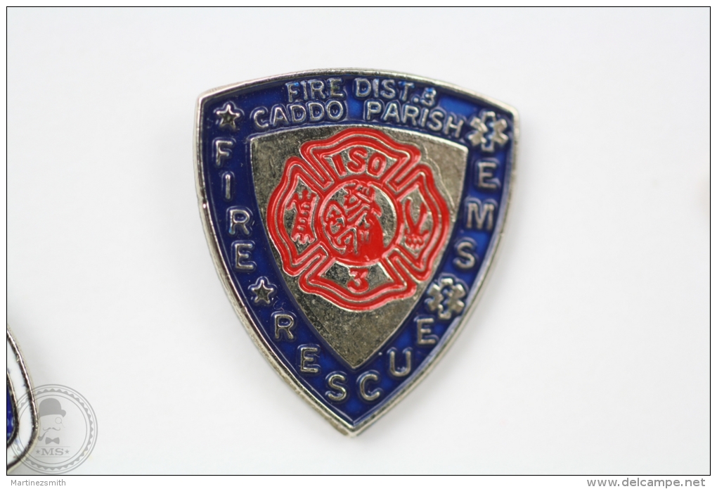 Caddo Parish Fire Department - Fire Rescue SME - Firefighter/ Fireman - Pin Badge #PLS - Bomberos