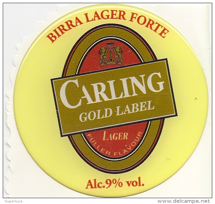P-BIRRA CARLING-GOLD LABEL-ADESIVO DA SPILLATRICE - Schilder