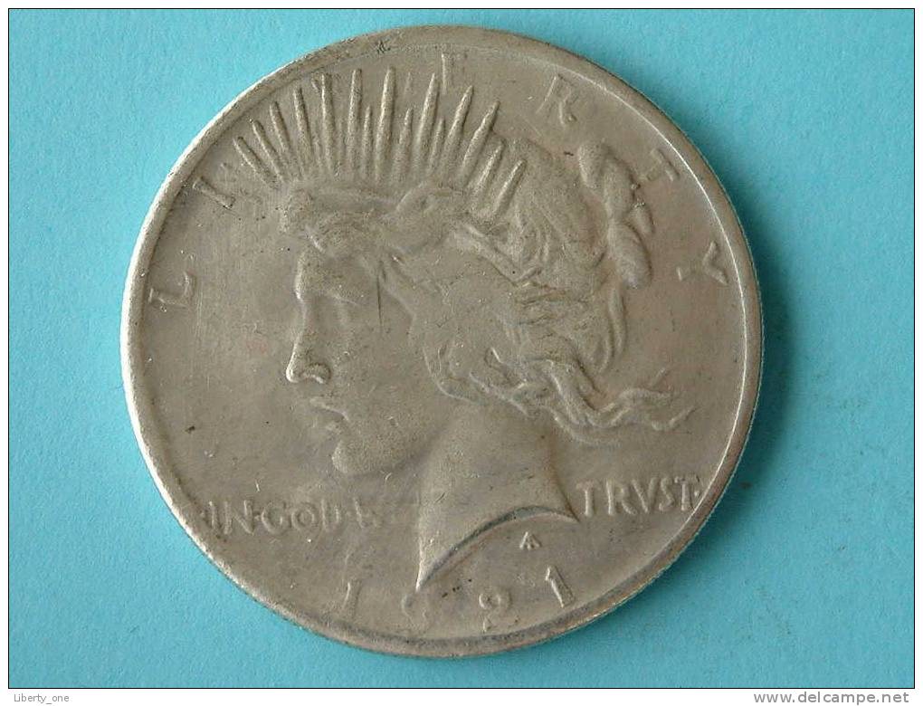1921 US DOLLAR - VALS / FAUX / FAKE ( +/- 17 Gr. / For Grade, Please See Photo ) ! - Other & Unclassified
