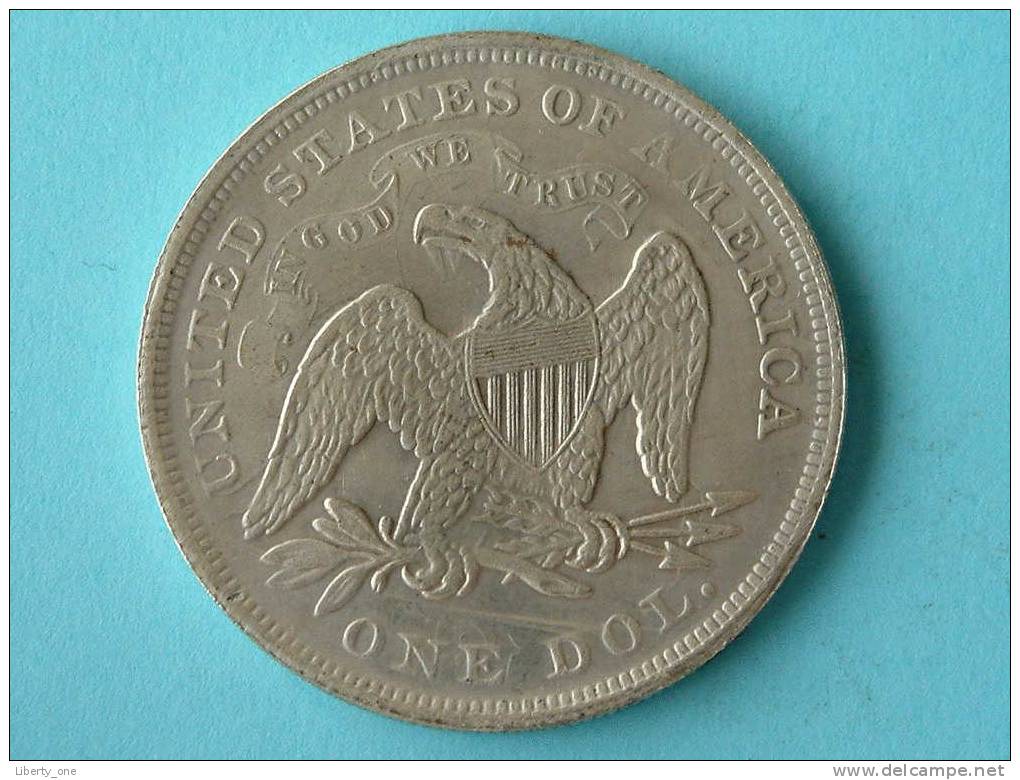 1871 US DOLLAR - VALS / FAUX / FAKE ( +/- 17 Gr. / For Grade, Please See Photo ) ! - Autres & Non Classés