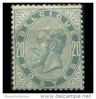 BELGIUM 1883 - Scott# 46 King 20c LH (XA365) - Autres & Non Classés