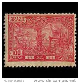 BRAZIL 1916 - Scott# 196 Bay Of Guajara Set Of 1 LH (XA392) - Ungebraucht