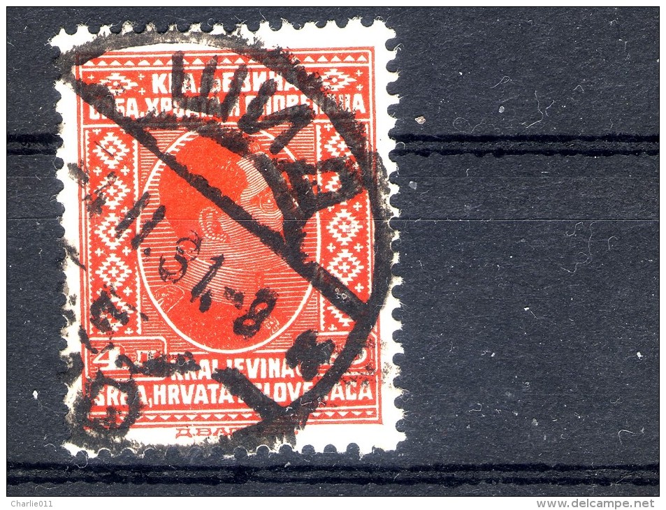 KING ALEXANDER-4 D-POSTMARK-ŠID-SHS-VOJVODINA-SERBIA-YUGOSLAVIA-1926 - Gebraucht