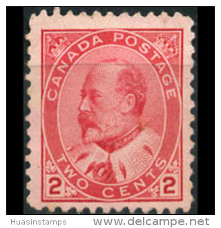 CANADA 1903 - Scott# 90 King 2c No Gum (XB408) - Ongebruikt