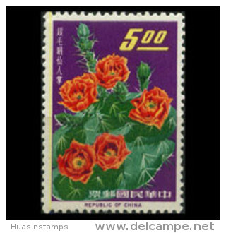 CHINA-TAIWAN 1964 - Scott# 1389 Cactus $5 LH (XN683) - Nuovi