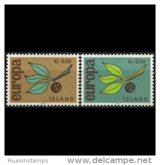 ICELAND 1965 - Scott# 375-6 Europa Set Of 2 LH (XH235) - Unused Stamps
