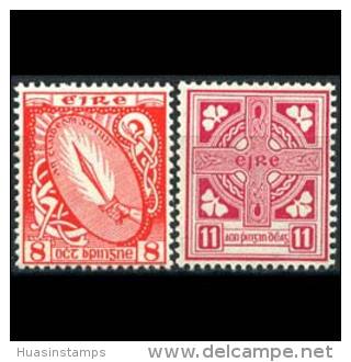 IRELAND 1949 - Scott# 137-8 Sword And Cross Set Of 2 LH (XB878) - Ungebraucht