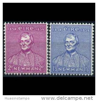 IRELAND 1952 - Scott# 153-4 Catholic University Set Of 2 LH (XC075) - Neufs