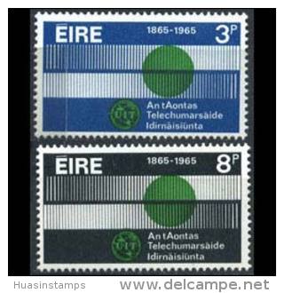 IRELAND 1965 - Scott# 198-9 ITU Cent. Set Of 2 MNH (XQ349) - Neufs