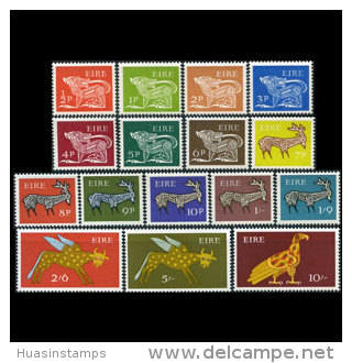 IRELAND 1968 - Scott# 250-65 Treasures Set Of 16 LH (XD113) - Unused Stamps