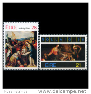 IRELAND 1986 - Scott# 677-8 Christmas Set Of 2 MNH (XH975) - Ungebraucht