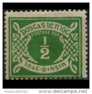 IRELAND 1925 - Scott# J1 Numeral 1/2p LH (XP515) - Nuevos