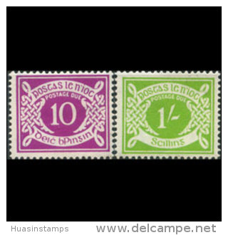 IRELAND 1965 - Scott# J13-4 Numeral 10p-1s LH (XJ004) - Ungebraucht