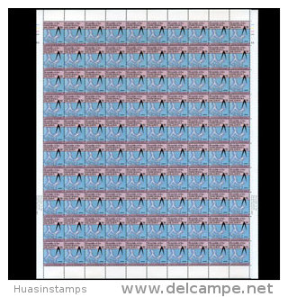 MARSHALL IS. 1984 - Scott# 49B Sheet Of 100-Map $1 MNH (XL586) - Islas Marshall