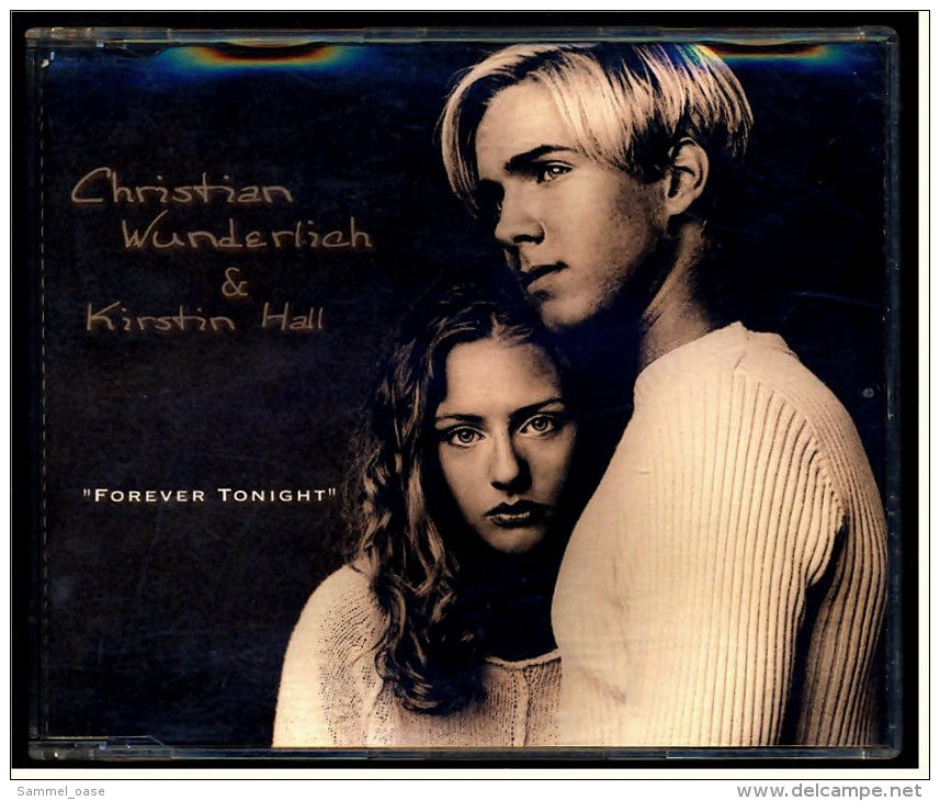 Single CD  -   Christian Wunderlich & Kirstin Hall  &#8206;–  Forever Tonight  -  Von 1999 - Disco, Pop