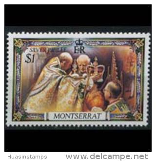 MONTSERRAT 1977 - Scott# 365 Reign Of QEII $1 MNH (XH112) - Montserrat