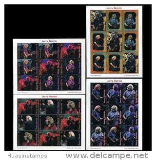 MONTSERRAT 1999 - Scott# 972A-81A Sheets(2) Singer Garcia MNH (XQ903) - Montserrat