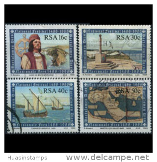 SOUTH AFRICA 1988 - Scott# 706-9 Cape Of Good Hope Set Of 4 Used (XQ585) - Oblitérés