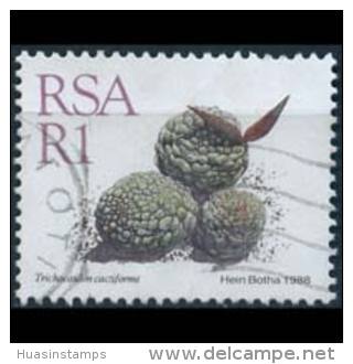 SOUTH AFRICA 1988 - Scott# 751 Succulent Plant 1r Used (XJ687) - Usados