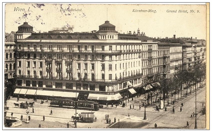 MORB83 – Alte Postkarte – Wien – Hotel Bristol - 1922 - Wien Mitte