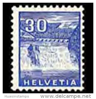 SWITZERLAND 1934 - Scott# 225 Rhine Falls 30f LH (XL791) - Unused Stamps