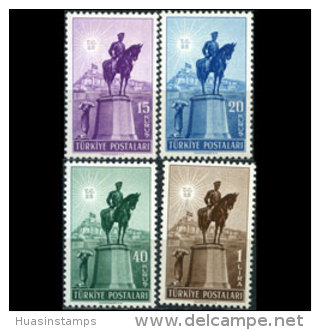 TURKEY 1948 - Scott# 982-5 Rep.25th. Set Of 4 LH (XL935) - Unused Stamps
