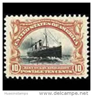 U.S.A. 1901 - Scott# 299 Ship-Ocean Navigation 10c No Gum (XA823) - Unused Stamps