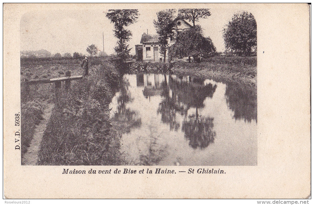 SAINT-GHISLAIN : Maison Du Vent De Bise Et La Haine - Saint-Ghislain