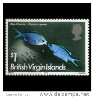 VIRGIN IS. 1975 - Scott# 297 Fish $1 MNH (XU763) - British Virgin Islands