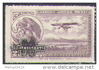2560 Fauna Arms Birds Aviation Airs Optd 1932 Mexico 1v MNH ** - Airships