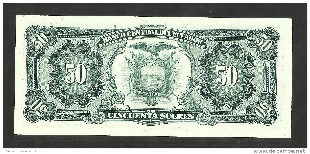 [NC] ECUADOR - BANCO CENTRAL Del ECUADOR - 50 SUCRES (1988) - Ecuador