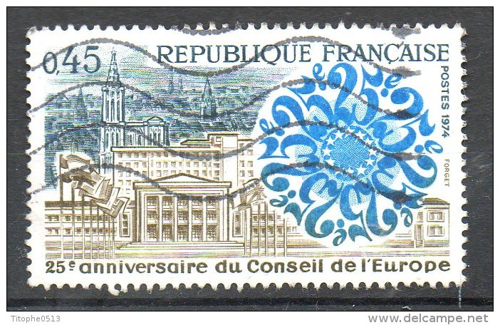 FRANCE. N°1792 Oblitéré De 1974. Conseil De L´Europe. - EU-Organe