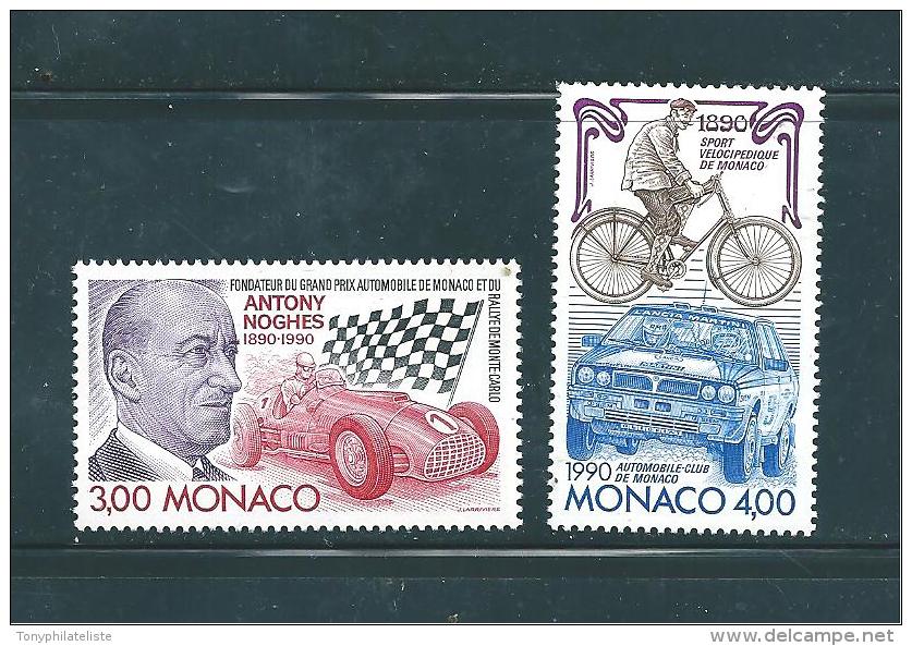 Monaco Timbres De 1990  Neufs** N°1716  Et N°1717 - Neufs