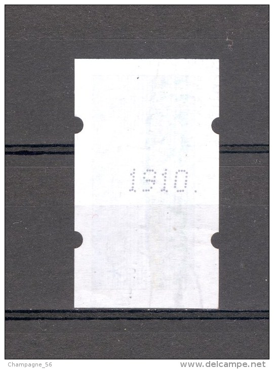 1999 N° 3  DISTRIBUTEUR ROULETTES CORS  * 110 *   PHOSPHORESCENT OBLITÉRÉ 16.3.9 NÜRNBERG - Roulettes