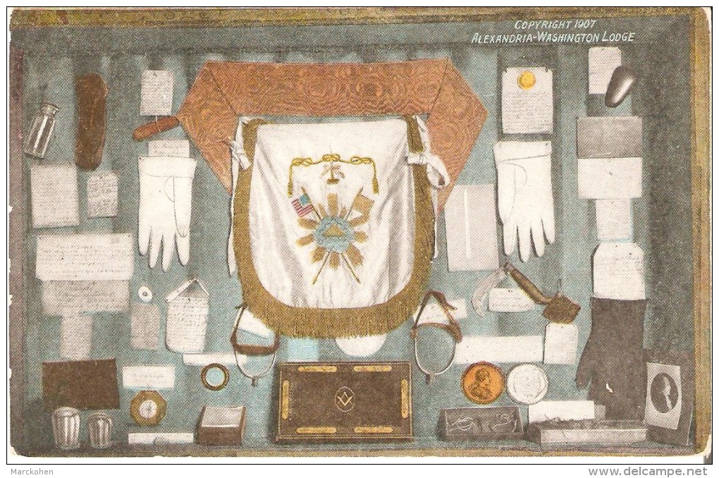 US FREEMASONRY : Personal Masonic Belongings Of George Washington (collection Of The Alexandria Lodge). - Philosophy