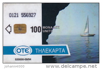 Telefonkarte Griechenland  Chip OTE   Nr.61 1994  0121 Aufl. 520.000 St. Geb. Kartennummer   556927 - Griechenland