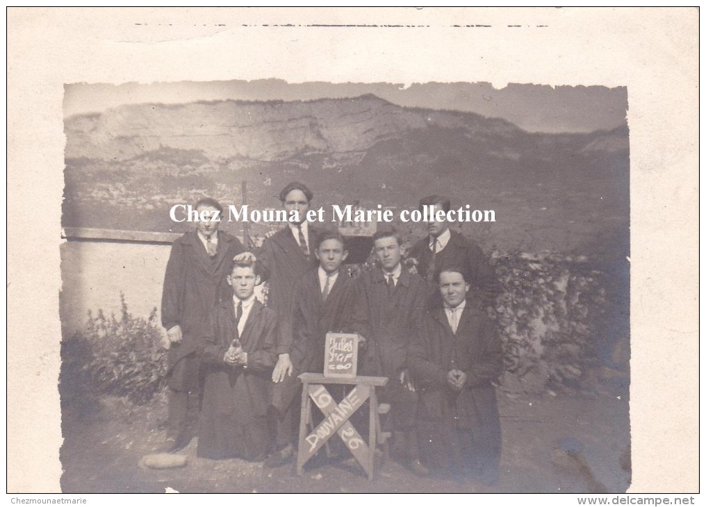 PHOTO 11.5 X 9 1926 DOUVAINE ECOLE E.N BONNEVILLE 663 - Personnes Identifiées