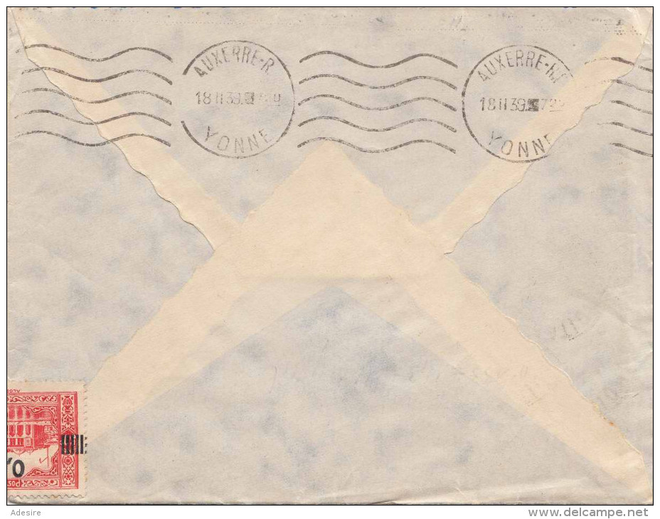 ALGERIEN 1939 - 4 Fach Frankierung Auf LP-Brief Von Constantine > Frankreich - Briefe U. Dokumente